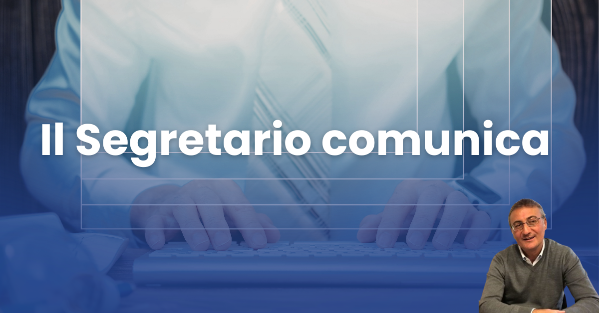 Il Segretario Comunica _01 ottobre –  Formazione, tutele, risorse: il sindacato accanto a chi lavora nella P.A.